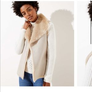 Loft Faux Fur Reversible Vest